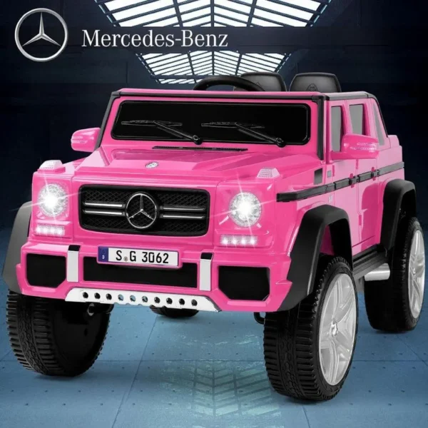 Kinderfahrzeug – Elektro Auto „Mercedes Maybach G650S“ – Lizenziert –4 Motoren - 24Ghz Fernsteuerung MP3+Ledersitz+EVA – Bild 4