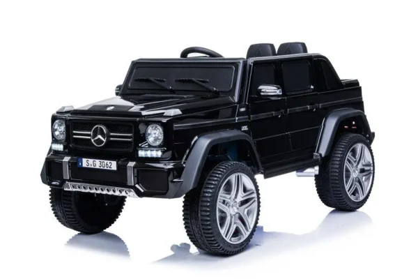 Kinderfahrzeug – Elektro Auto „Mercedes Maybach G650S“ – Lizenziert –4 Motoren - 24Ghz Fernsteuerung MP3+Ledersitz+EVA