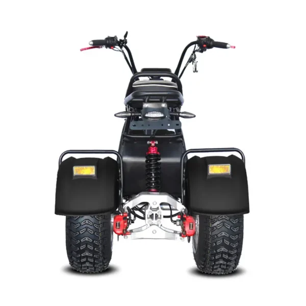 E-Scooter Trike mit Straßenzulassung und drei Räder Trike HM7 Off-Road - ca. 70km Reichweite 2 Motoren | 60V | 4000W | 2 x 20AH Akkus – Bild 4