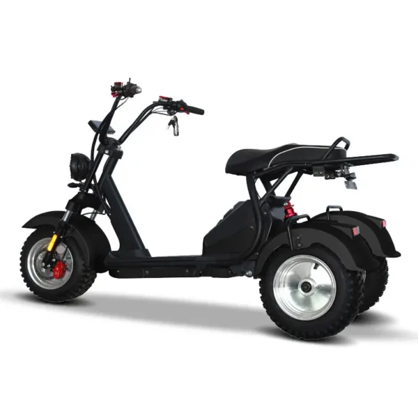 E-Scooter Trike mit Straßenzulassung und drei Räder Trike HM7 Off-Road - ca. 70km Reichweite 2 Motoren | 60V | 4000W | 2 x 20AH Akkus – Bild 8