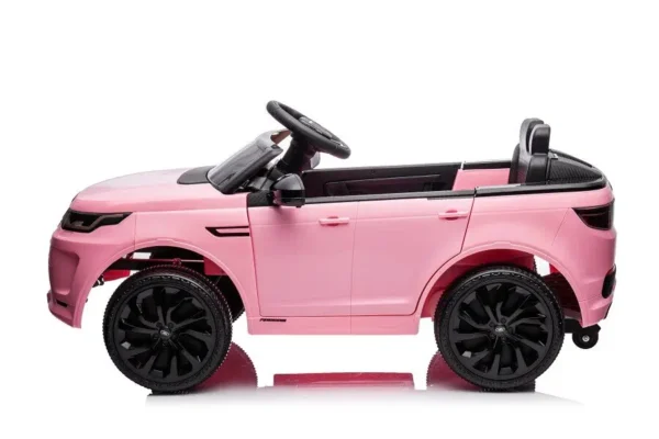 Kinderfahrzeug - Elektro Auto "Land Rover Discovery 5" - lizenziert - 12V7AH, 2 Motoren- 2,4Ghz Fernsteuerung, MP3, Ledersitz+EVA-Pink – Bild 5