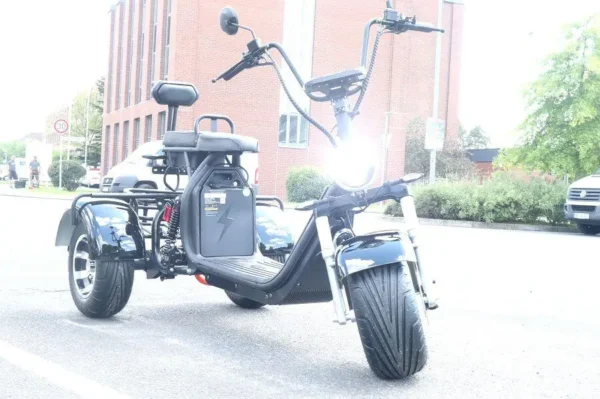 E-Scooter mit Straßenzulassung – drei Räder Trike 35km/120km Reichweite, 60V | 2000W | 20AH/40AH/50AH Akku CP3.1 – Bild 10