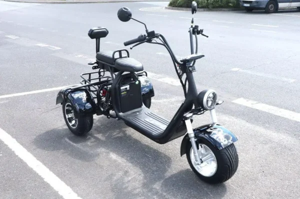 E-Scooter mit Straßenzulassung – drei Räder Trike 35km/120km Reichweite, 60V | 2000W | 20AH/40AH/50AH Akku CP3.1 – Bild 7