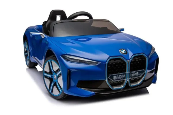 Elektro Kinderfahrzeug "BMW i4" - lizenziert - 12V7A Akku, 4 Motoren- 2,4Ghz Fernsteuerung, MP3, Ledersitz+EVA – Bild 35