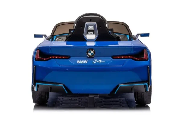 Elektro Kinderfahrzeug "BMW i4" - lizenziert - 12V7A Akku, 4 Motoren- 2,4Ghz Fernsteuerung, MP3, Ledersitz+EVA – Bild 29