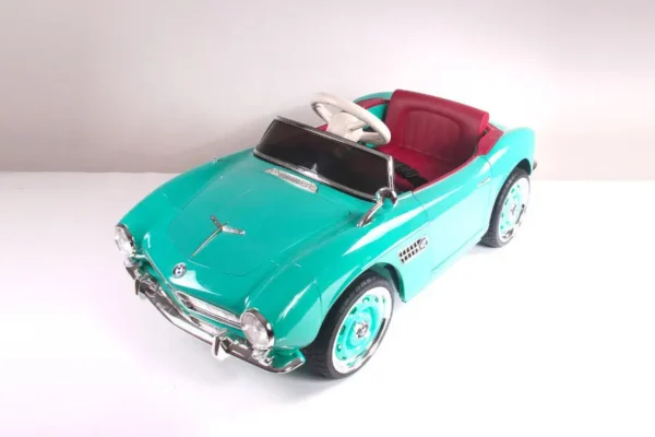 Kinderfahrzeug - Elektro Auto "BMW 507 Oldtimer" - lizenziert - 12V7AH, 2 Motoren- 2,4Ghz Fernsteuerung, MP3, Ledersitz+EVA – Bild 10