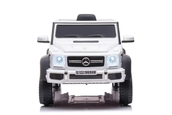 Kinderfahrzeug - Elektro Auto "Mercedes G63 AMG 6x6" - lizenziert - 12V7AH Akku + 2,4Ghz+Ledersitz+EVA-Schwarz – Bild 14