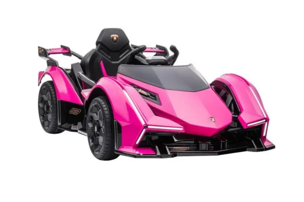 Kinderfahrzeug - Elektro Auto "Lamborghini V12 Vision Gran Turismo" - lizenziert - 12V7AH, 2 Motoren- 2,4Ghz Fernsteuerung, MP3, Ledersitz+EVA – Bild 18