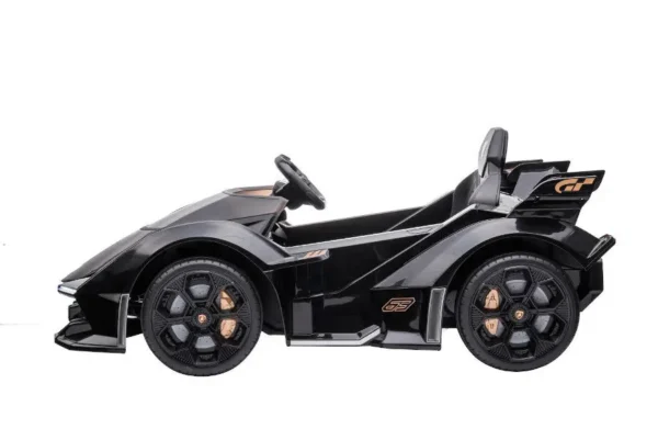 Kinderfahrzeug - Elektro Auto "Lamborghini V12 Vision Gran Turismo" - lizenziert - 12V7AH, 2 Motoren- 2,4Ghz Fernsteuerung, MP3, Ledersitz+EVA – Bild 13