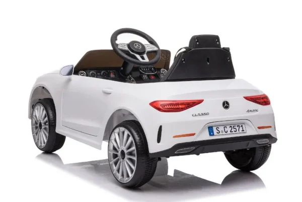 Kinder Elektroauto "Mercedes CLS350" - lizenziert - 12V, 2 Motoren- 2,4Ghz Fernsteuerung, MP3, Ledersitz+EVA – Bild 3