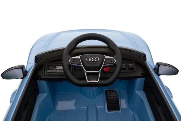 Kinderfahrzeug - Elektro Auto "Audi RS E-Tron" - lizenziert - 12V7AH Akku und 4 Motoren- 2,4Ghz + MP3 + Leder + EVA – Bild 16