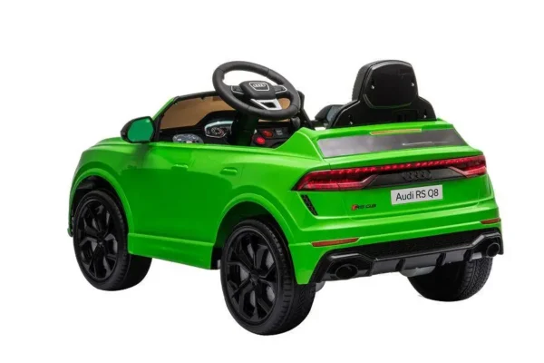 Kinderfahrzeug - Elektro Auto "Audi RS Q8" - lizenziert - 12V7A Akku und 2 Motoren- 2,4Ghz + MP3 + Leder + EVA – Bild 15