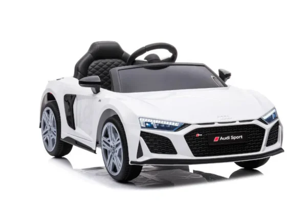 Kinderfahrzeug - Elektro Auto "Audi R8 Spyder" - lizenziert - 12V7AH Akku und 2 Motoren- 2,4Ghz + MP3 + Leder + EVA – Bild 4