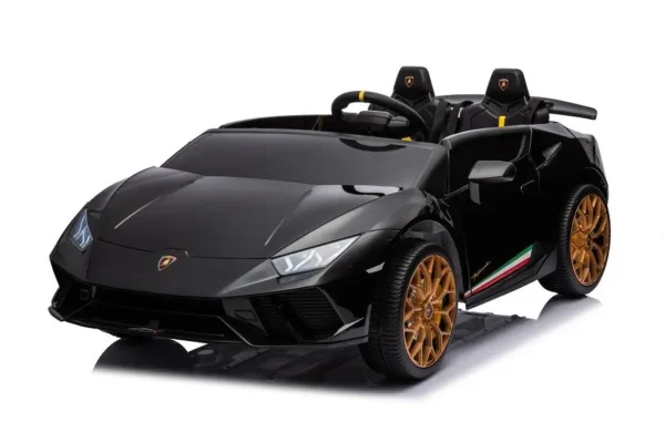 Kinderfahrzeug - Elektro Auto "Lamborghini Huracan Spider 2 Sitzer" - lizenziert - 12V10AH, 4 Motoren- 2,4Ghz Fernsteuerung, MP3, Ledersitz+EVA – Bild 8