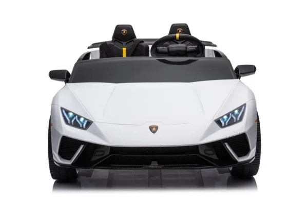 Kinderfahrzeug - Elektro Auto "Lamborghini Huracan Spider 2 Sitzer" - lizenziert - 12V10AH, 4 Motoren- 2,4Ghz Fernsteuerung, MP3, Ledersitz+EVA – Bild 6