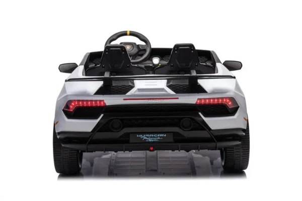 Kinderfahrzeug - Elektro Auto "Lamborghini Huracan Spider 2 Sitzer" - lizenziert - 12V10AH, 4 Motoren- 2,4Ghz Fernsteuerung, MP3, Ledersitz+EVA – Bild 3