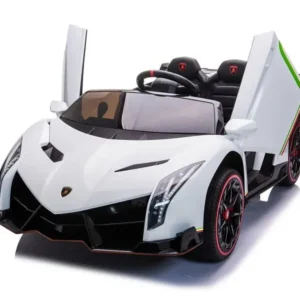 Kinderfahrzeug - Elektro Auto "Lamborghini Veneno 615B" - lizenziert - 12V7AH, 4 Motoren- 2,4Ghz Fernsteuerung, MP3, Ledersitz+EVA