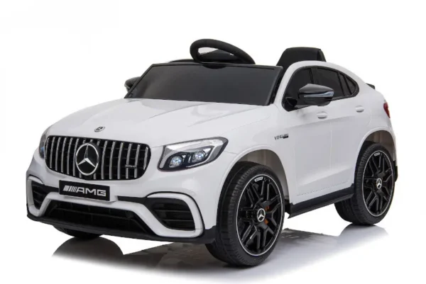 Kinderfahrzeug - Elektro Auto "Mercedes GLC63S - M" - lizenziert - 12V7AH Akku,4 Motoren+ 2,4Ghz+Ledersitz+EVA